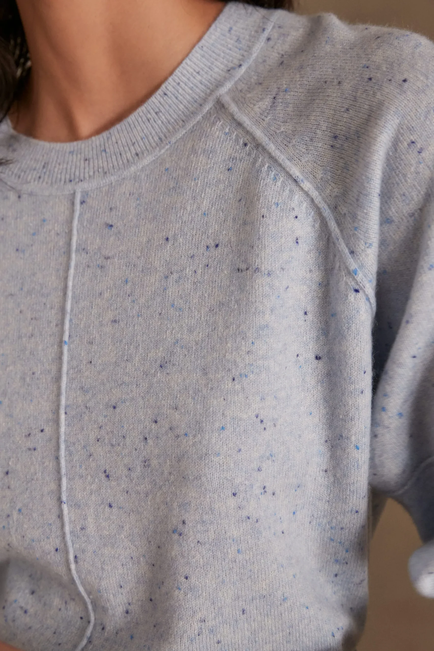 Maison 123 Pulls En Cachemire>Pull en cachemire ARY BIS BLEU CIEL