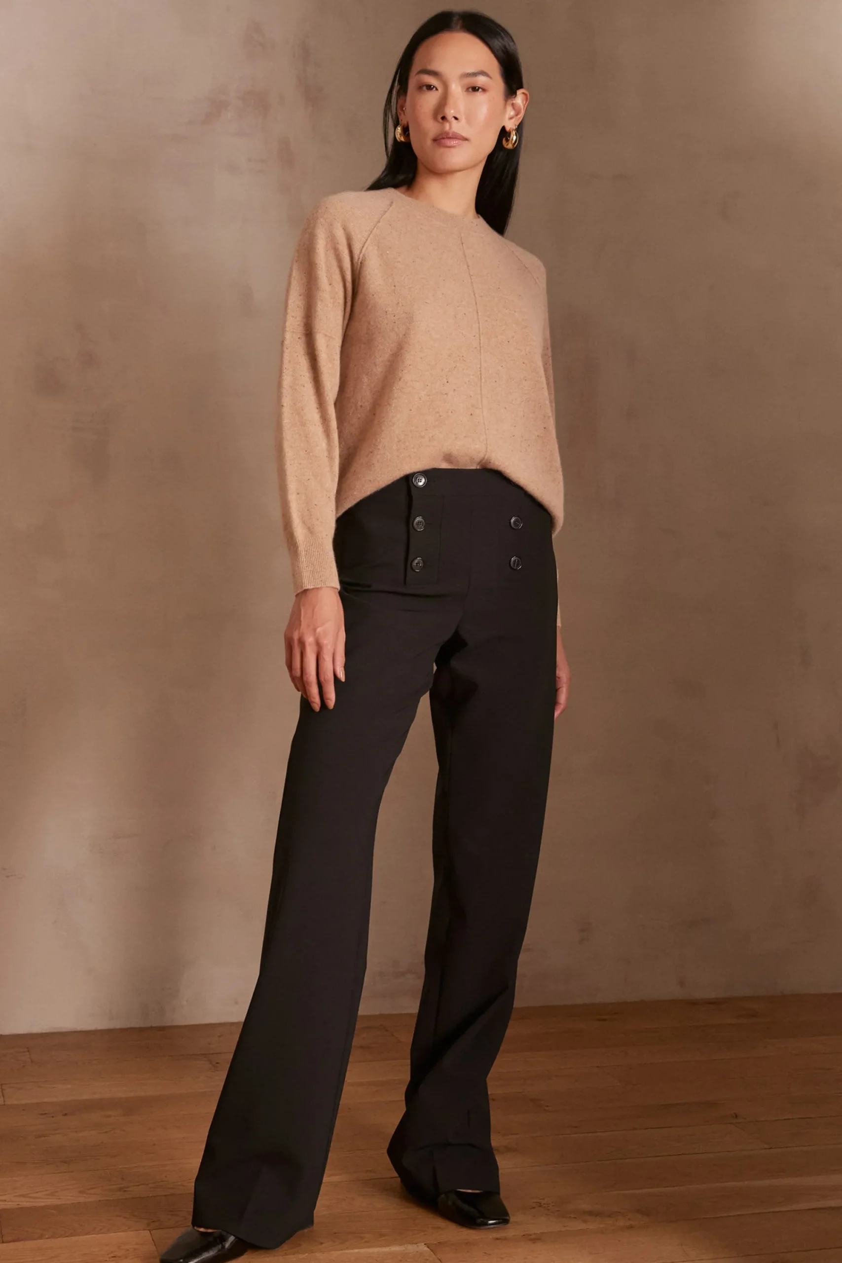 Maison 123 Pulls En Cachemire>Pull en cachemire ARY BIS CAMEL