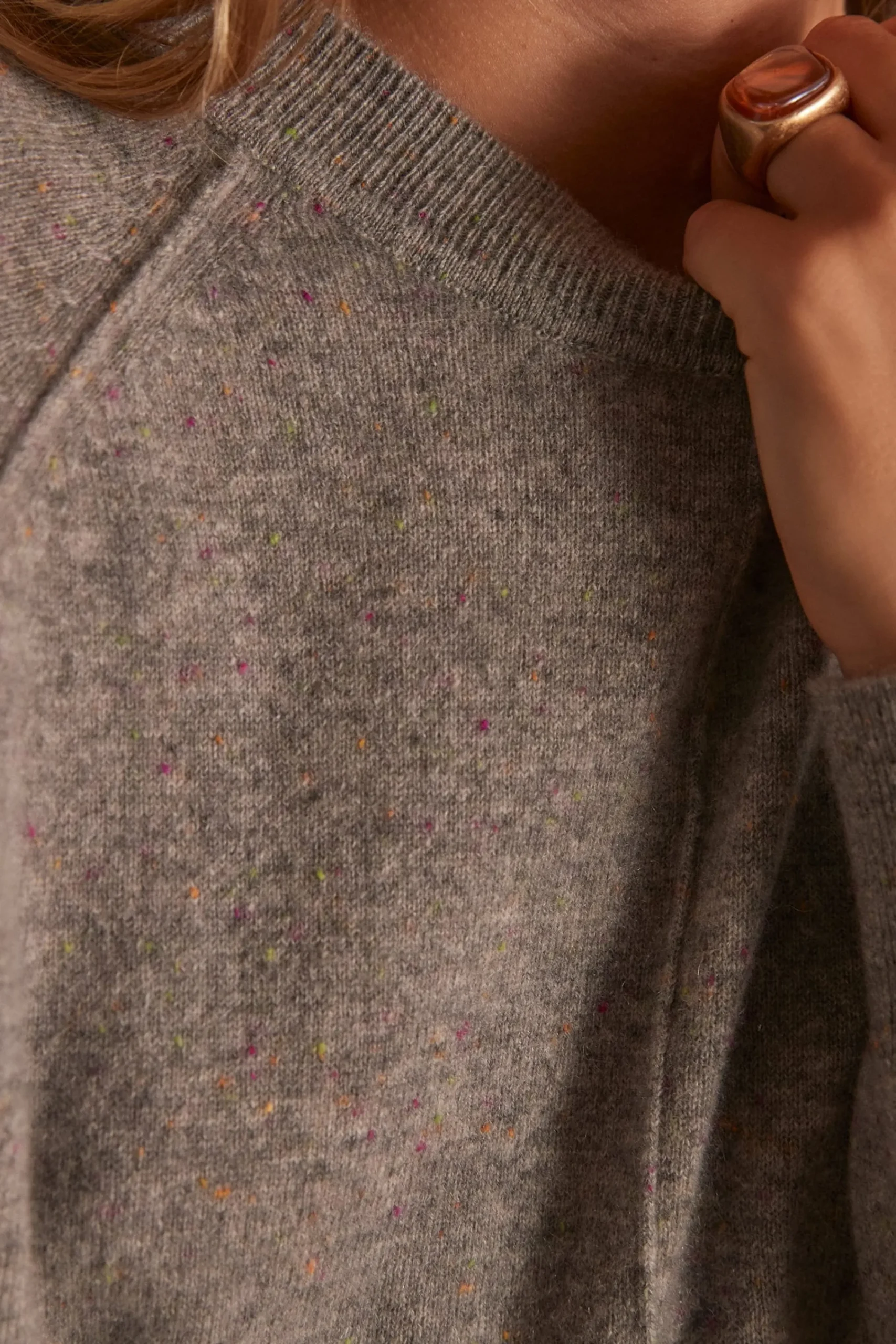 Maison 123 Pulls En Cachemire>Pull en cachemire ARY BIS CHINE CLAIR