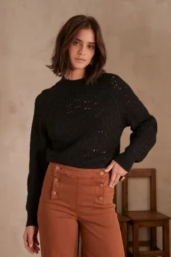 Maison 123 Pulls En Cachemire>Pull en cachemire CHIARA NOIR