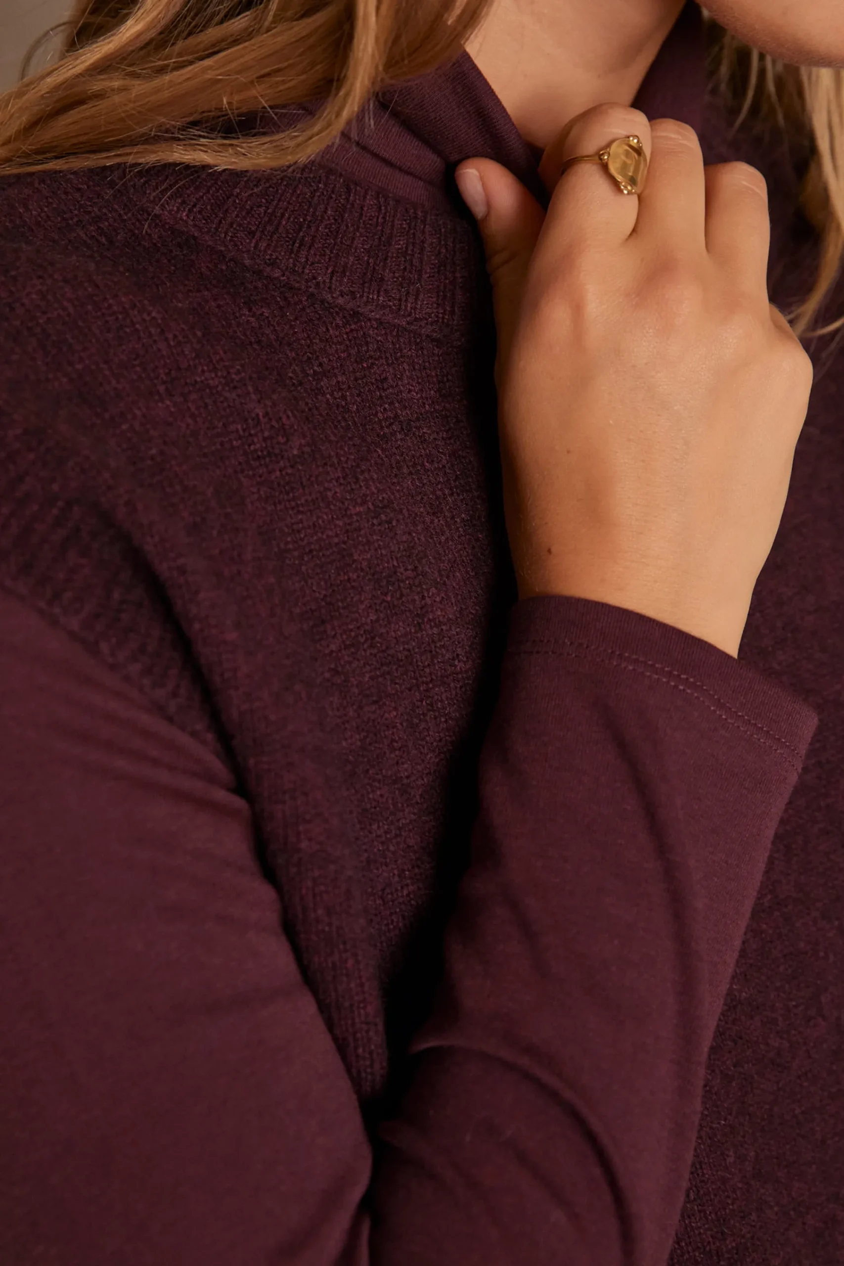 Maison 123 Pulls Sans Manches>Pull sans manches COSTA AUBERGINE