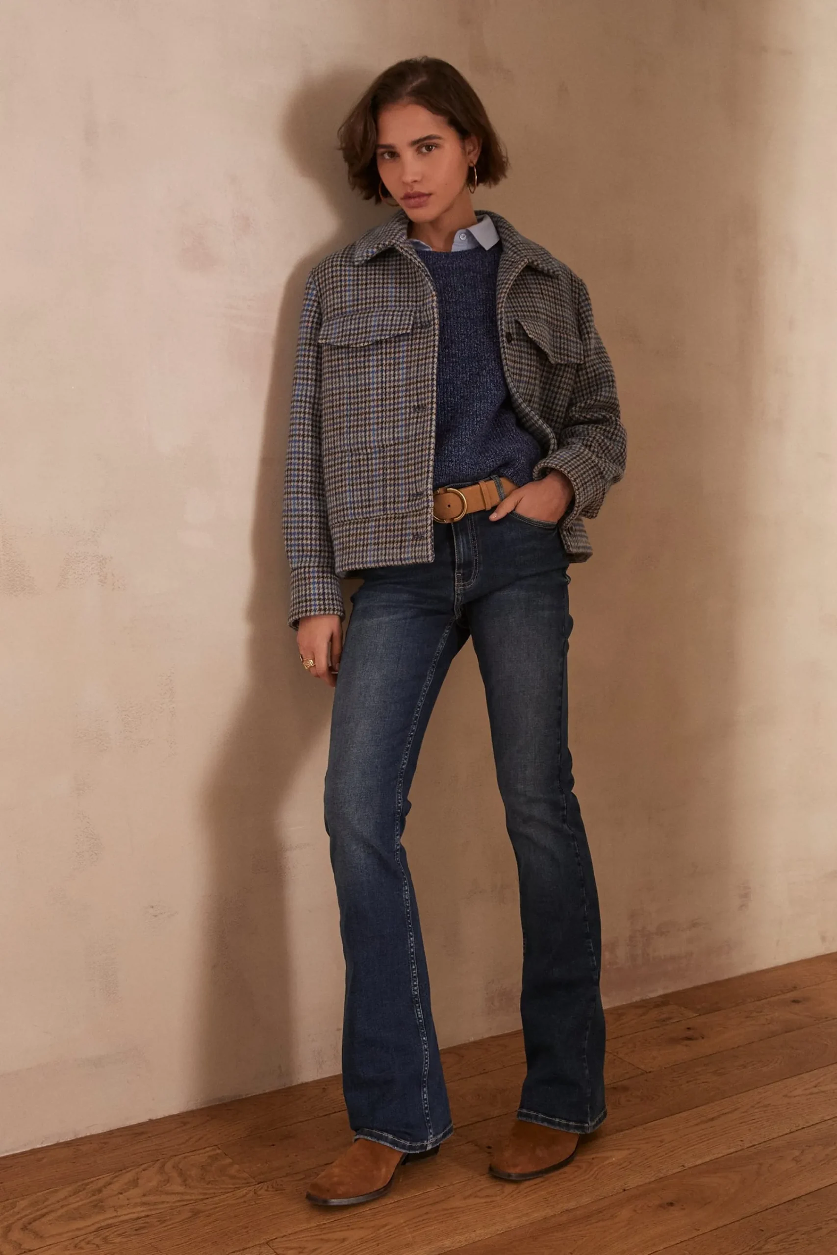 Maison 123 Pulls Sans Manches>Pull sans manches en laine LEROY BLEU ROI