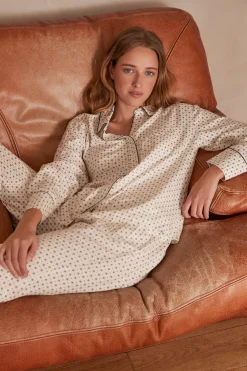 Maison 123 Blouses Et Chemises Imprimées|Blouses Et Chemises Blanches>Pyjama REVE BLANC