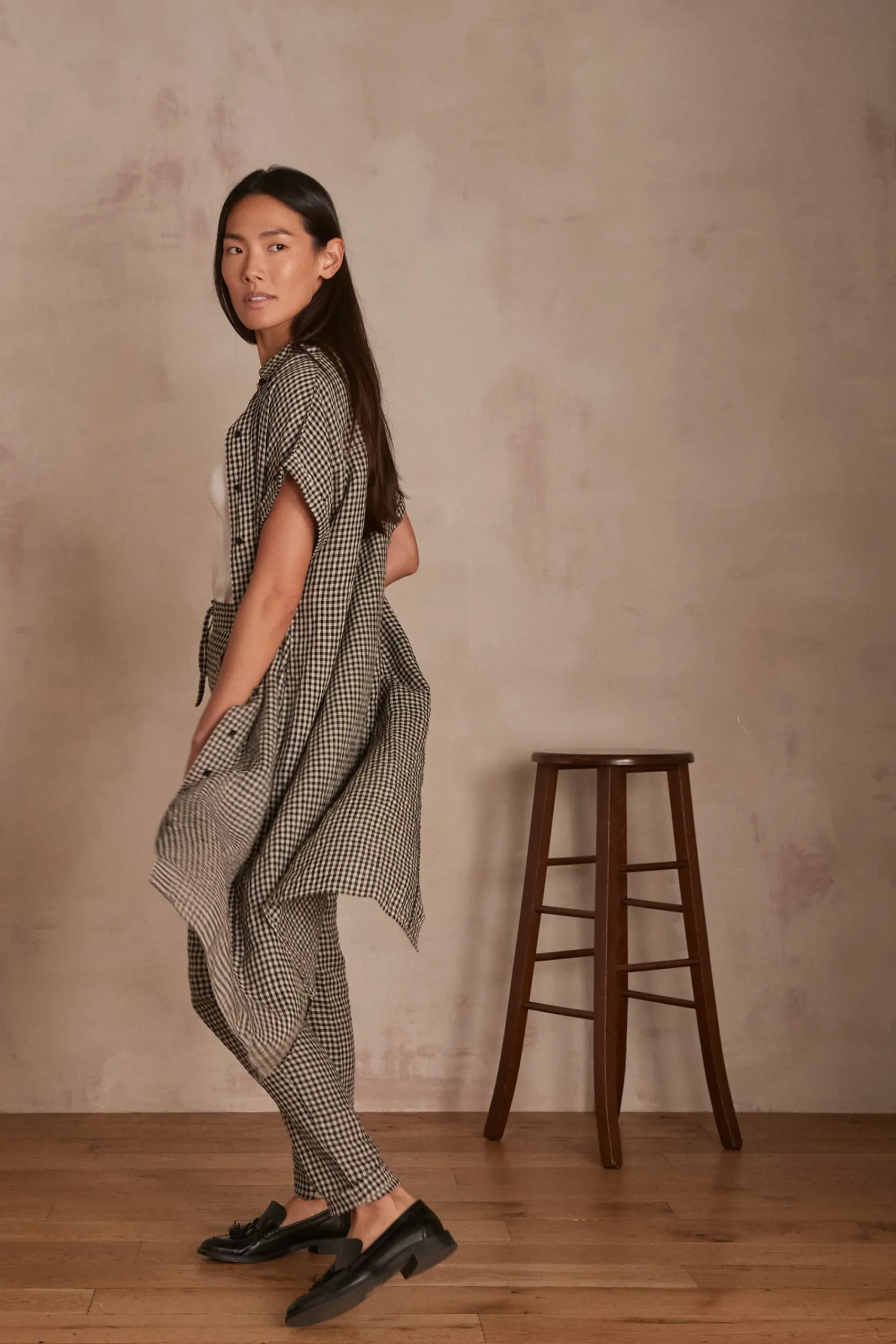 Maison 123 Robes Longues|Robes Noires>Robe chemise Malou NOIR