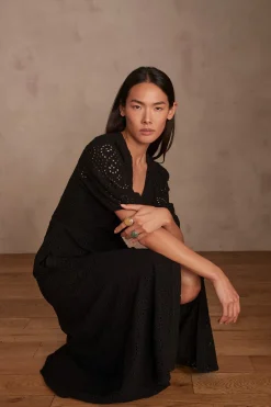 Maison 123 Robes Longues|Robes Noires>Robe Geordina NOIR