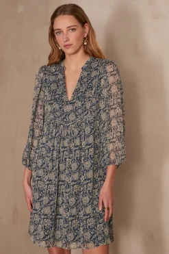 Maison 123 Robes Imprimées|Robes Bohèmes>Robe LIA MARINE
