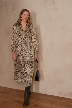Maison 123 Robes Longues|Robes Imprimées>Robe LILAS CREME