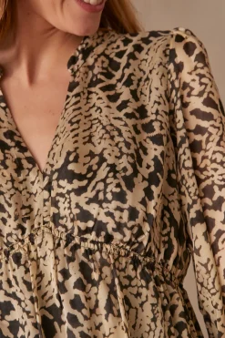 Maison 123 Robes Longues|Robes Imprimées>Robe LILAS CREME