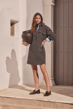 Maison 123 Robes Imprimées|Robes Chemise>Robe LOU MARINE