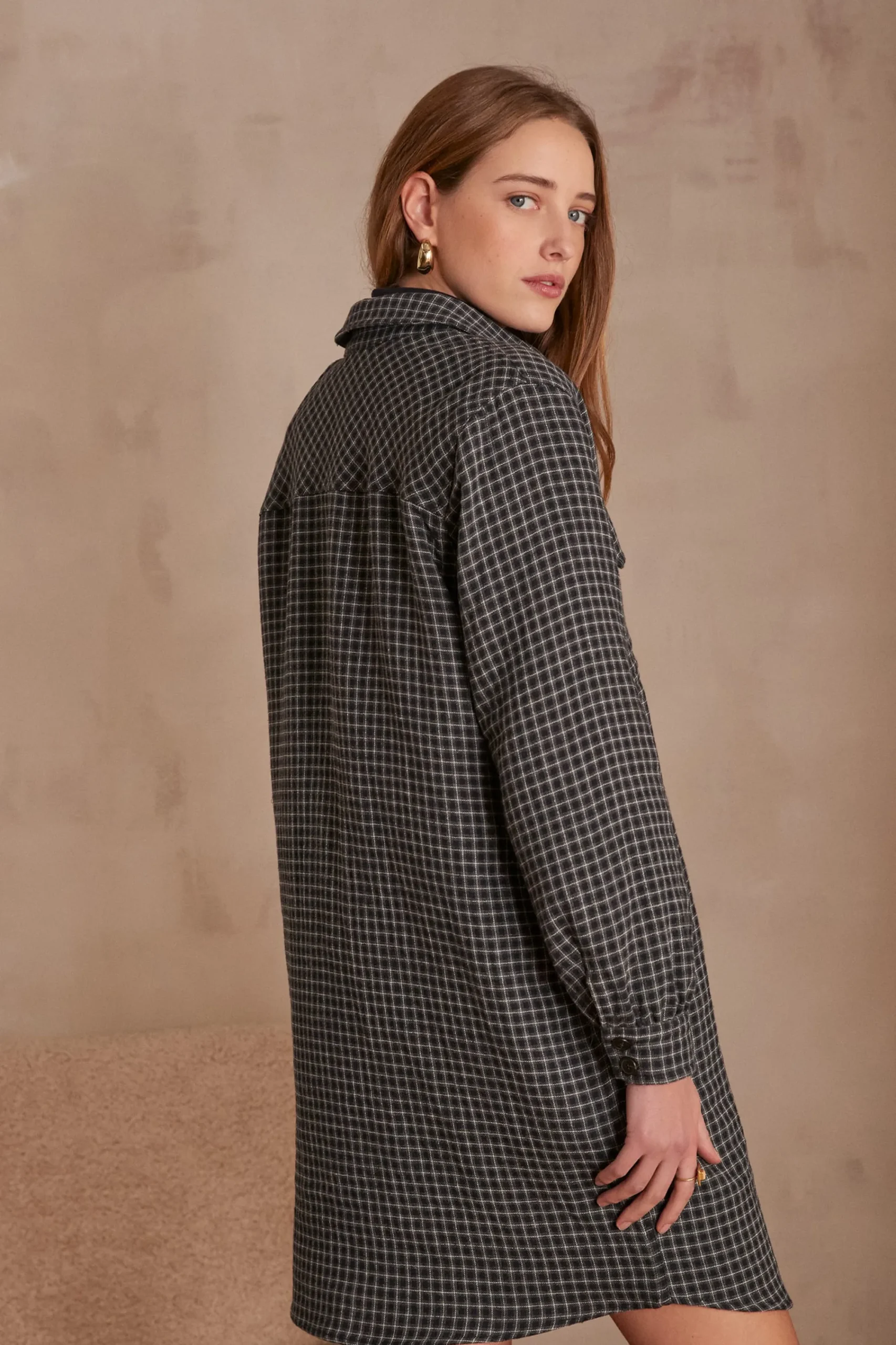 Maison 123 Robes Imprimées|Robes Chemise>Robe LOU MARINE