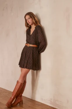 Maison 123 Robes Courtes|Robes Imprimées>Robe MABELLE MARINE