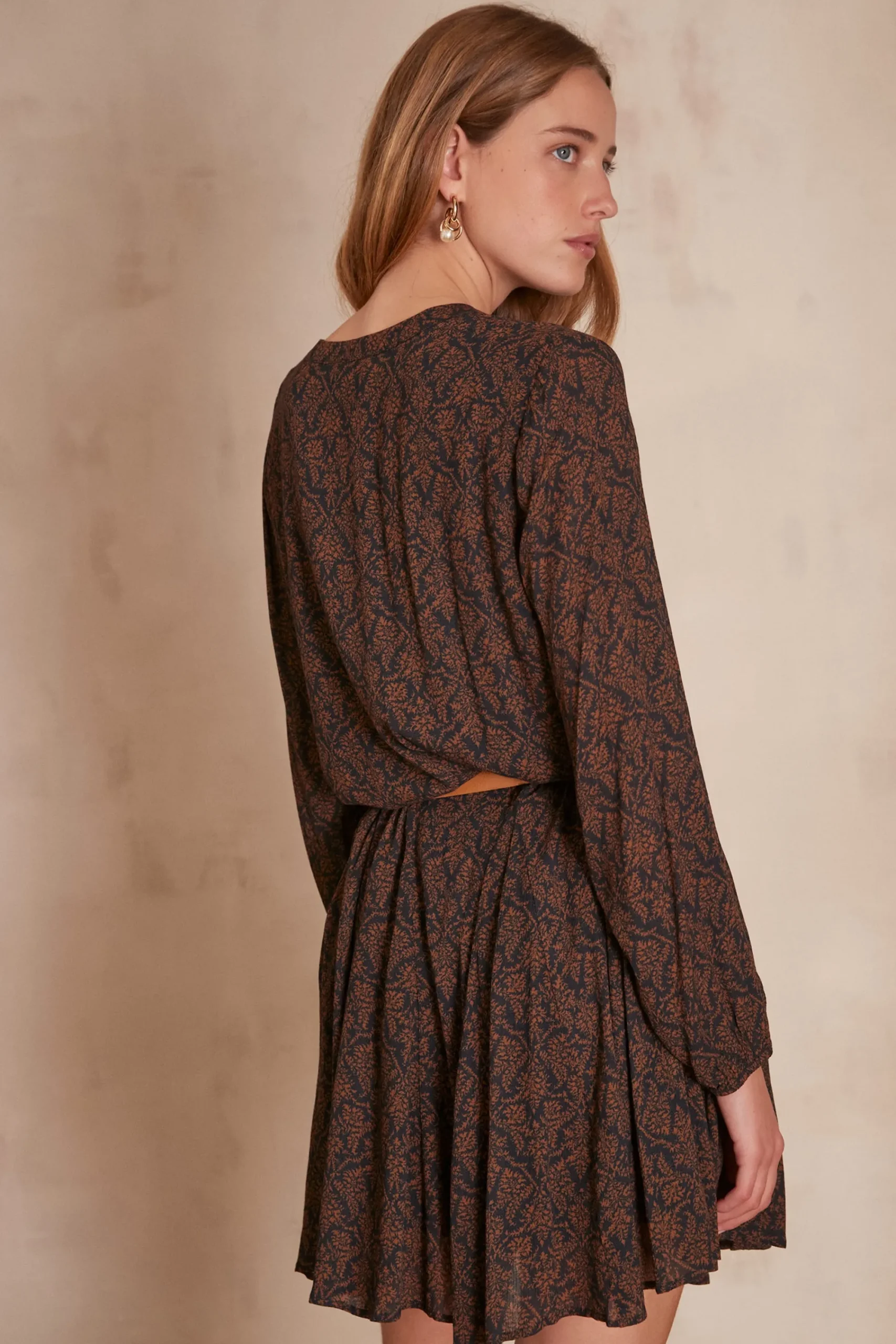 Maison 123 Robes Courtes|Robes Imprimées>Robe MABELLE MARINE