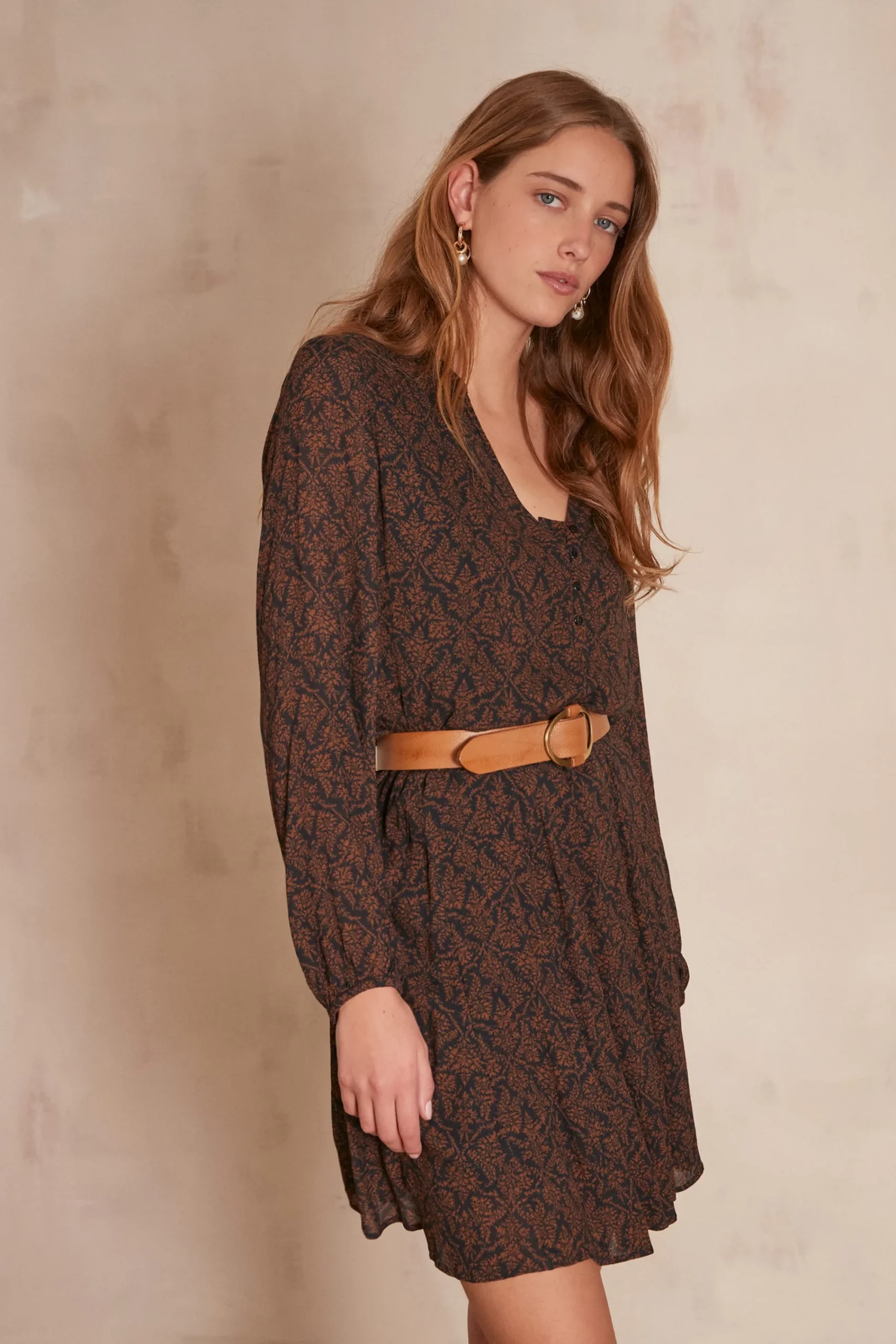 Maison 123 Robes Courtes|Robes Imprimées>Robe MABELLE MARINE
