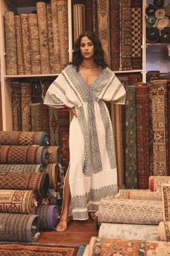 Maison 123 Robes Longues|Robes Imprimées>ROBE MAE IVOIRE