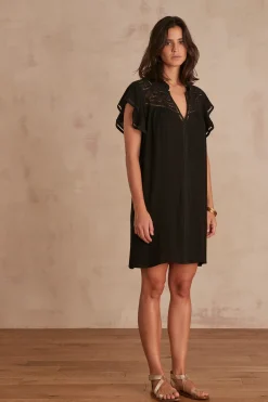 Maison 123 Robes Courtes|Robes Noires>ROBE MARGOT NOIR