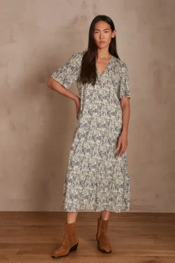 Maison 123 Robes Longues|Robes Imprimées>Robe MAY PETROLE