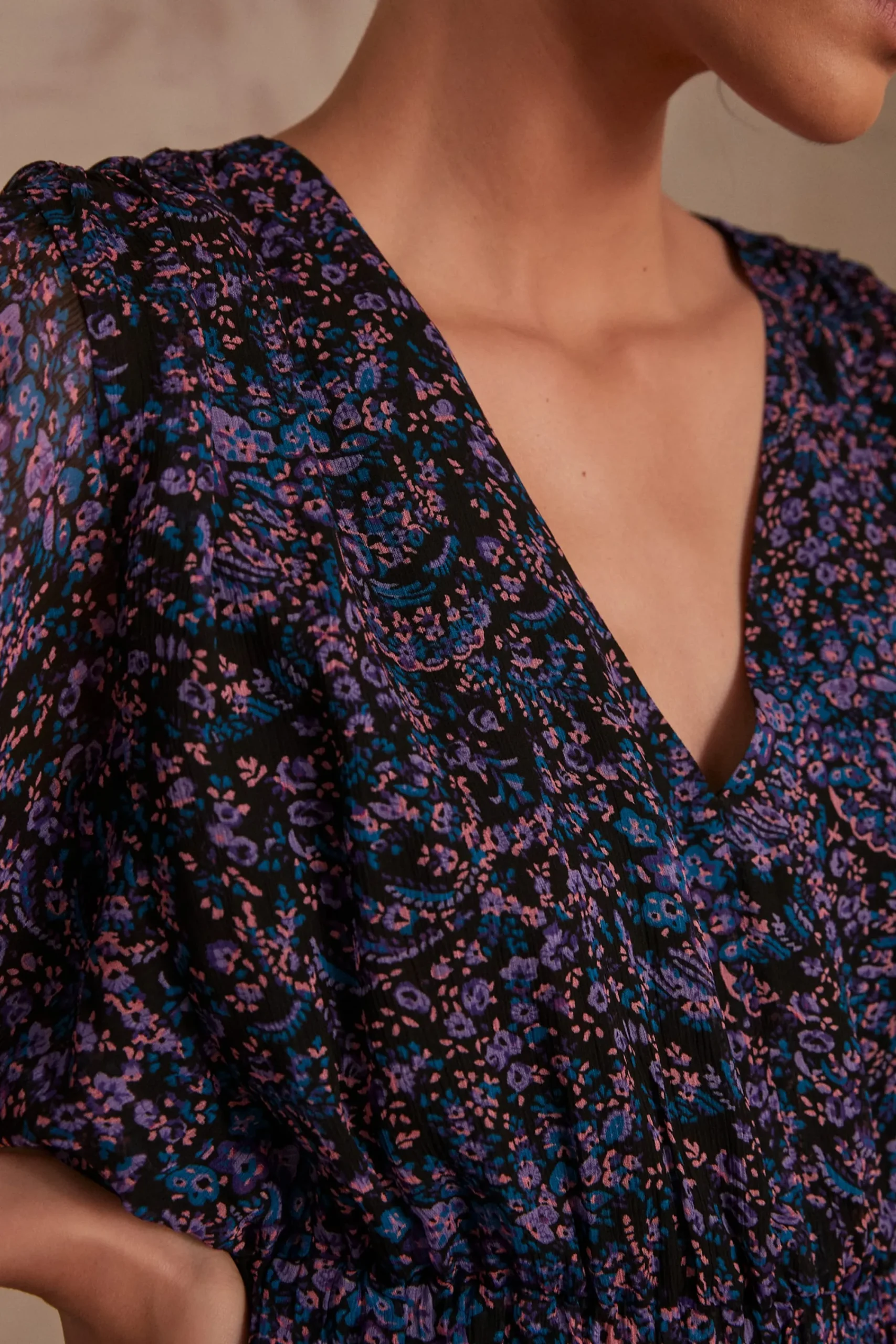Maison 123 Robes Courtes|Robes Imprimées>Robe MELODIE VIOLET