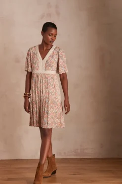 Maison 123 Robes Courtes|Robes Imprimées>Robe MILA BLUSH