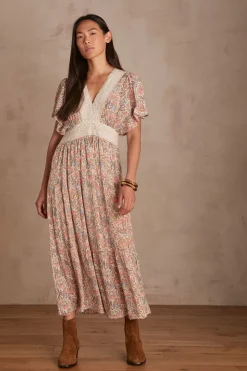 Maison 123 Robes Longues|Robes Imprimées>Robe MILANA BLUSH