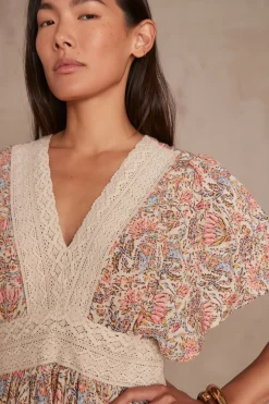 Maison 123 Robes Longues|Robes Imprimées>Robe MILANA BLUSH