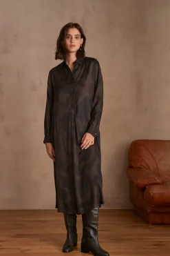Maison 123 Robes Longues|Robes Imprimées>Robe MIRABELLE NOIR
