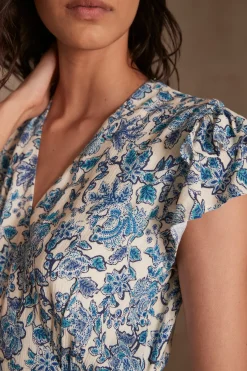 Maison 123 Robes Longues|Robes Imprimées>Robe MYRIAM BLEU CIEL