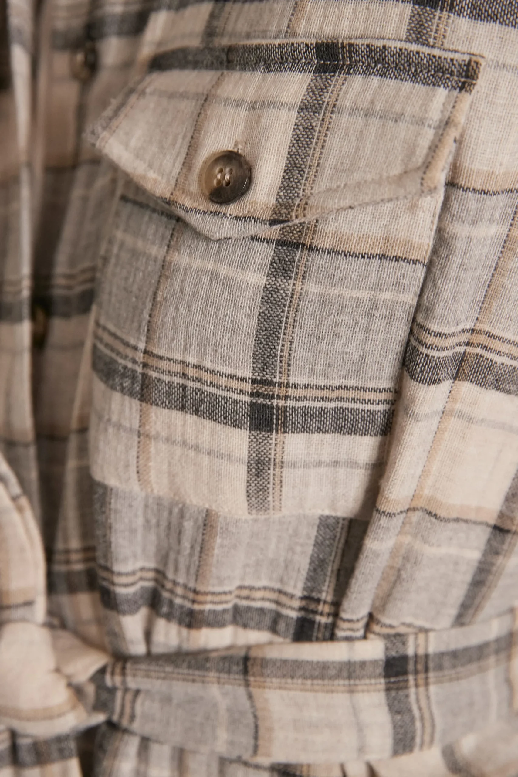 Maison 123 Robes Courtes|Robes Fluides>Robe-chemise MAUD GRIS PALE