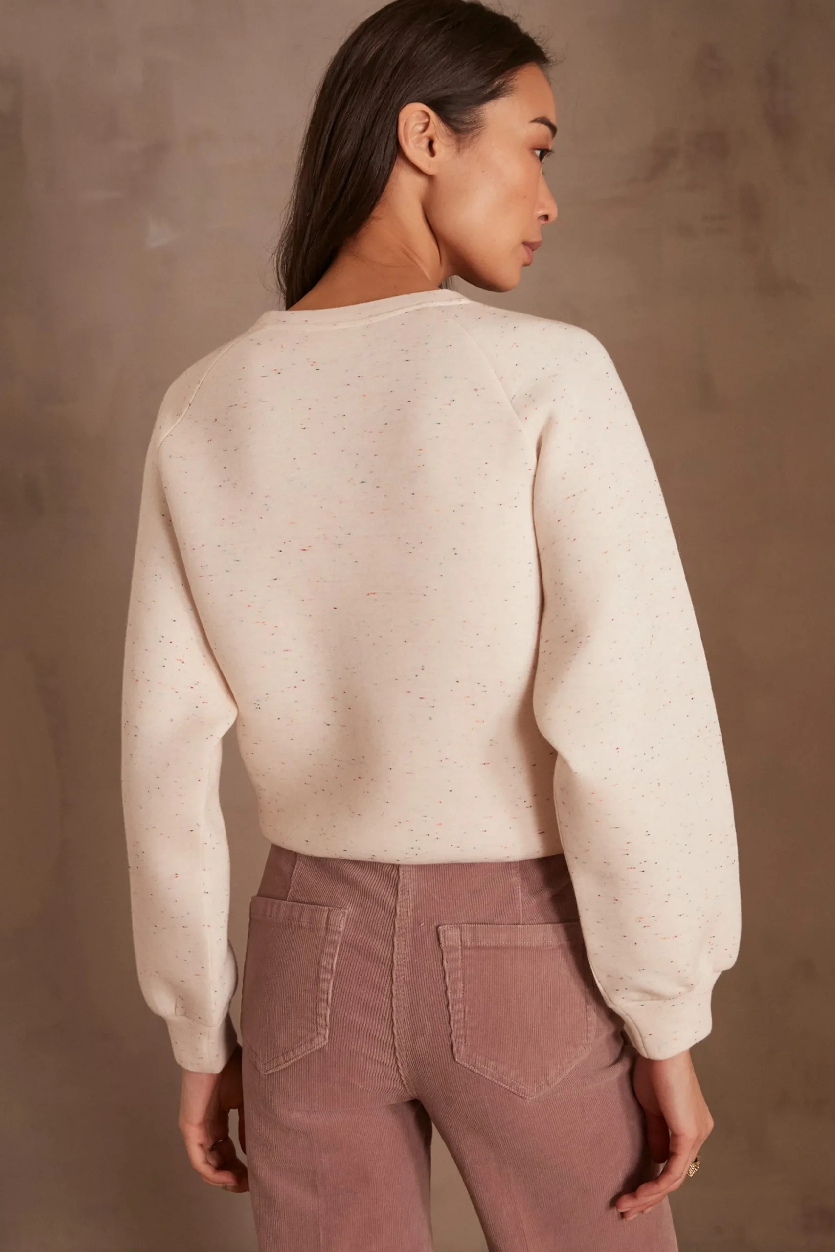 Maison 123 Voir Tout|T-Shirts Col Rond>Sweatshirt AUSTIN NATUREL
