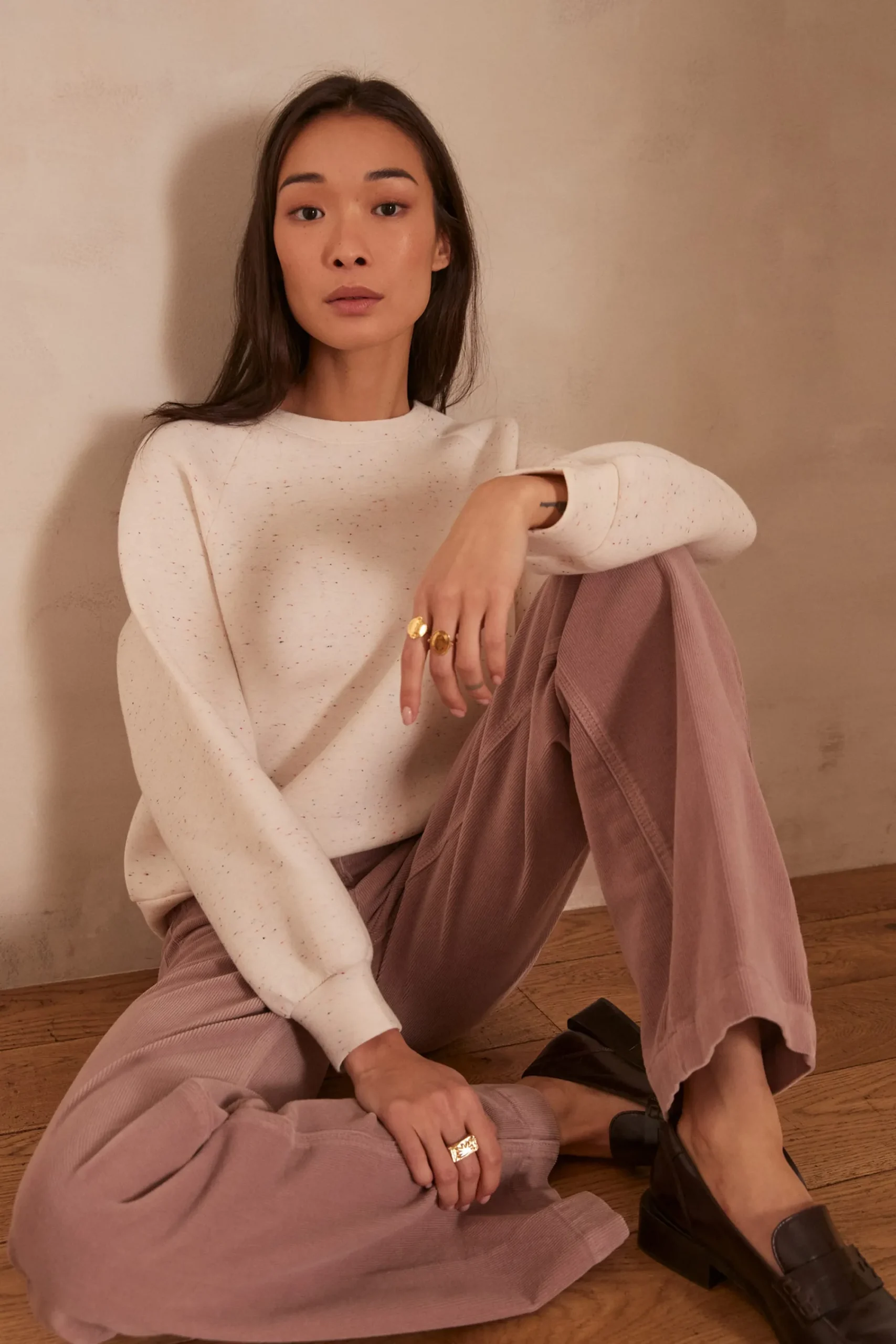 Maison 123 Voir Tout|T-Shirts Col Rond>Sweatshirt AUSTIN NATUREL