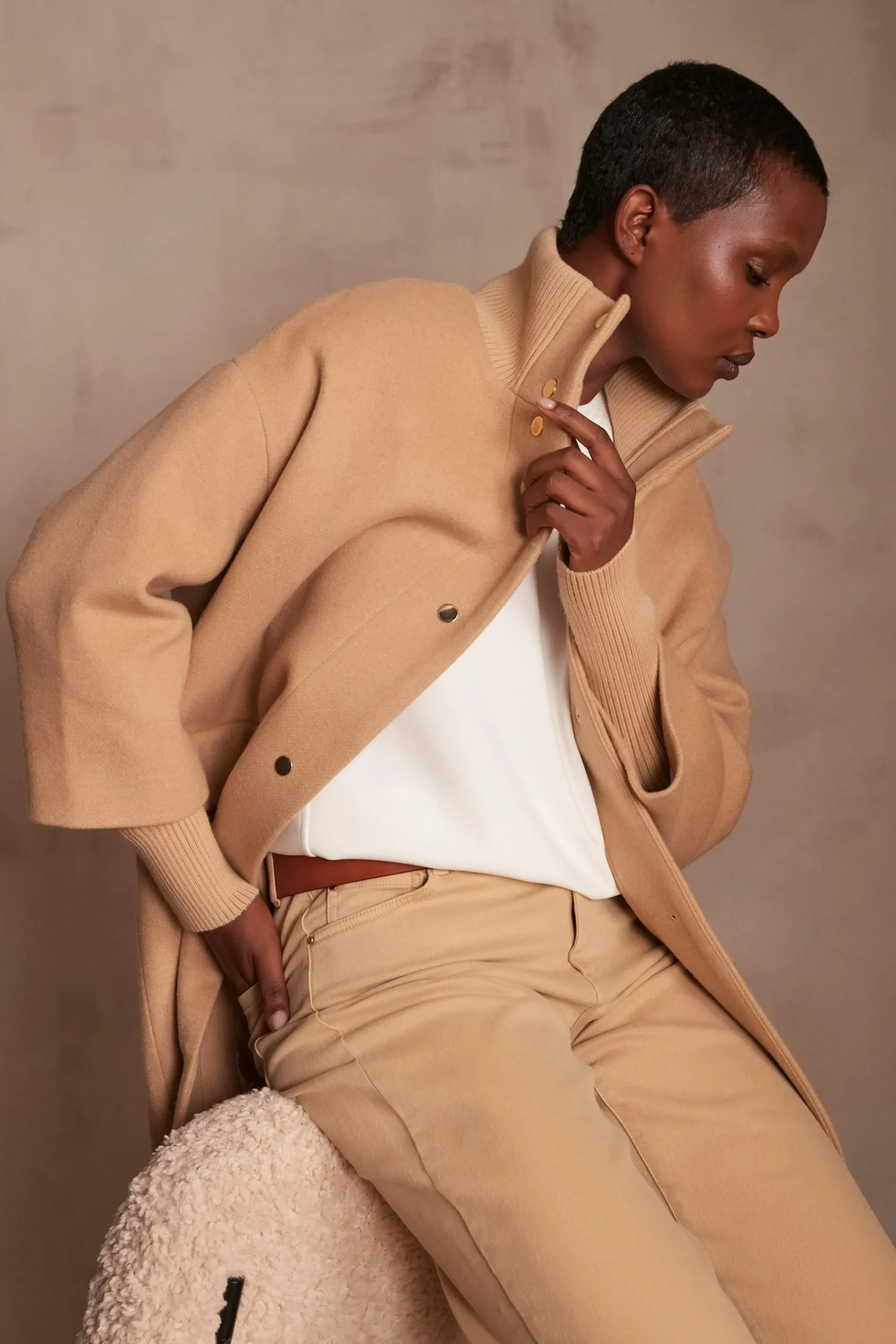 Maison 123 Voir Tout|T-Shirts Col Rond>Sweatshirt THELMA CREME
