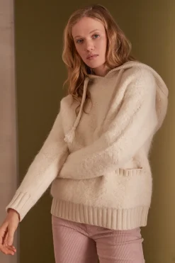 Maison 123 Voir Tout>Sweatshirt unisexe CHARLY CREME