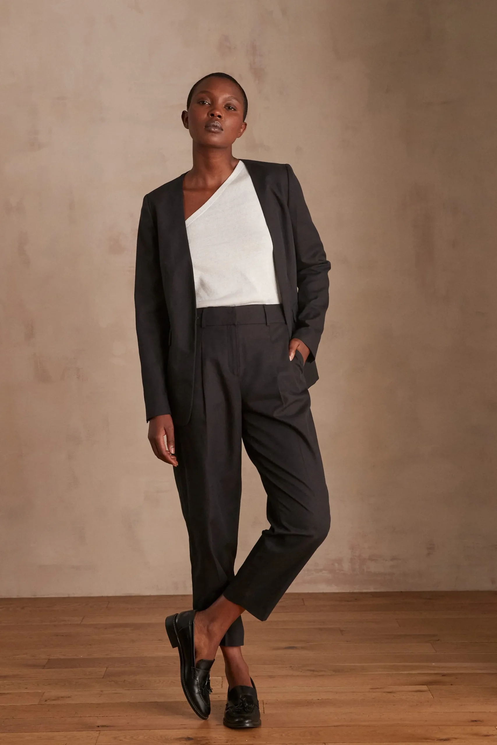 Maison 123 T-Shirts Col Rond|T-Shirts À Manches Longues>Top asymétrique CLARISSE ARGENT