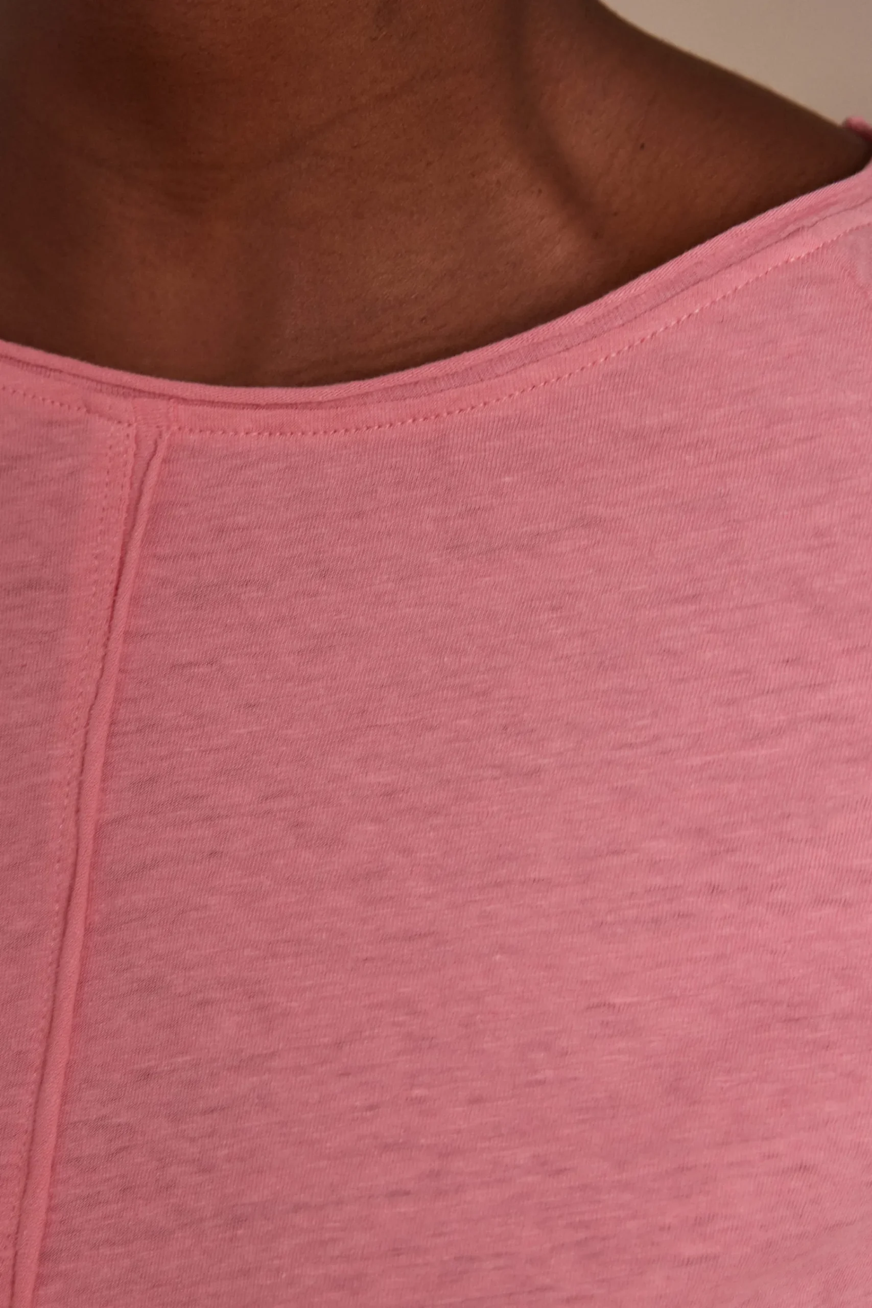 Maison 123 T-Shirts Col Rond|T-Shirts À Manches Longues>T-shirt DAKOTA ROSE PALE