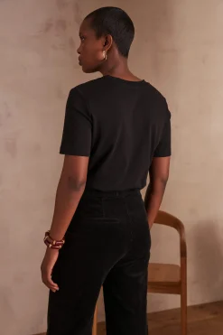 Maison 123 T-Shirts Col V|T-Shirts À Manches Courtes><noscript><img width=