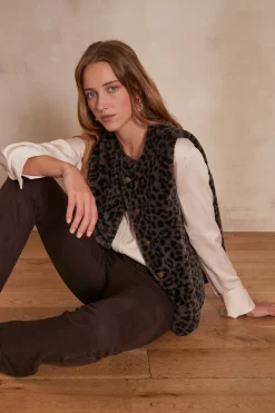 Maison 123 Vestes Sans Manches|Vestes Noires><noscript><img width=