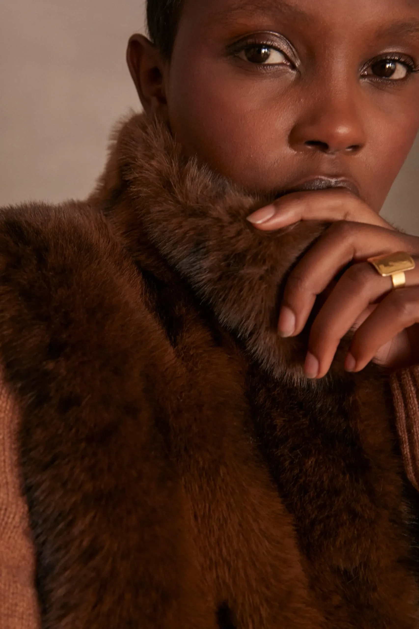 Maison 123 Vestes Sans Manches>Veste sans manches SUZANNE MARRON
